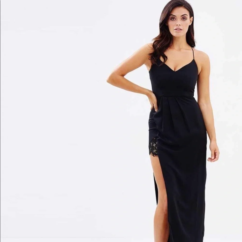 high slit tank dress Jovani 42947